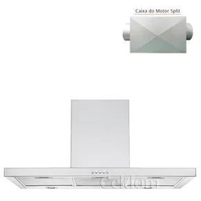 Coifa Parede Split Flat 90cm Inox 220V - CLD21038