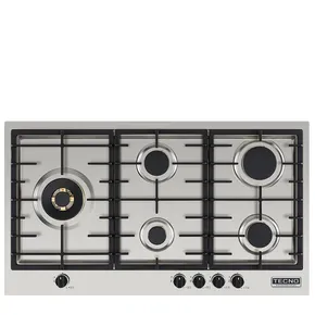 Cooktop Gás 5 Bocas Filotop Profissional Chama Lateral 90cm Inox - TH90FTXP