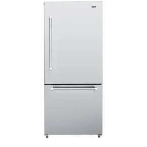 Refrigerador Tecno Professional Side By Side Bottom Freezer 445L Inox Abertura p/ Direita - TR44BXDA