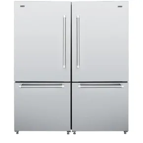 Refrigerador Tecno Professional Side By Side Bottom Freezer 890L Inox - DUO TR44BX