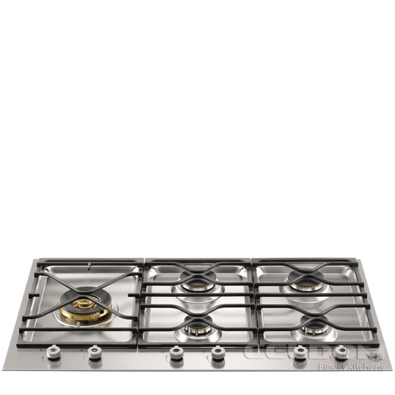 Cooktop Gás Professional 5 bocas Dupla Chama Lateral 90cm Inox - PM365S0X